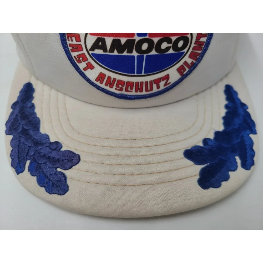 Vintage Amoco East‎ Anschutz Plant Patch Scrambled Eggs Snapback Hat Cap Gas Oil